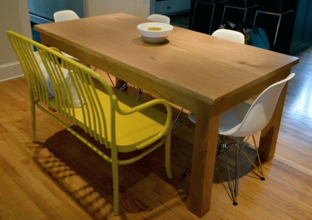 White Oak Dining Room Table